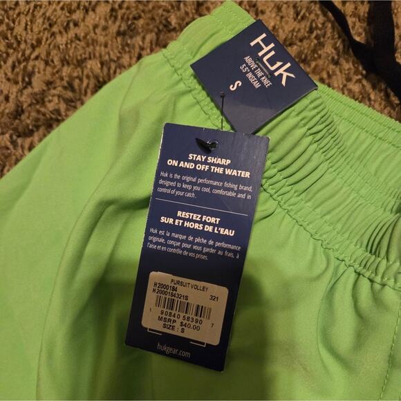 HUK Men's Pursuit Volley, Quick Dry Swimming Trunk - Picture 2 of 5